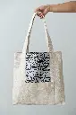 Caligraphy with pocket Tote 2.webp